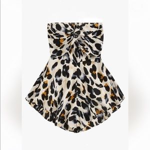 SweatyRocks Animal Print Romper